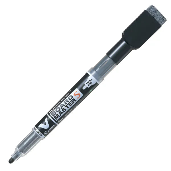 Pilot Board Master  Extra-Fine Whiteboard Marker with Eraser - Black