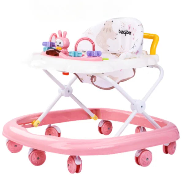 Baybee Zato Height Adjustable Baby Walker for Toddlers - Pink