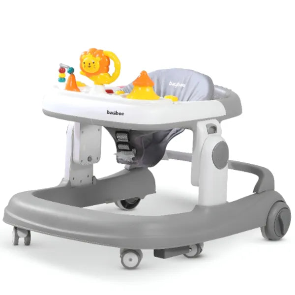 Baybee Height Adjustable Astro 2 in 1 Baby Walker for Kids -Grey