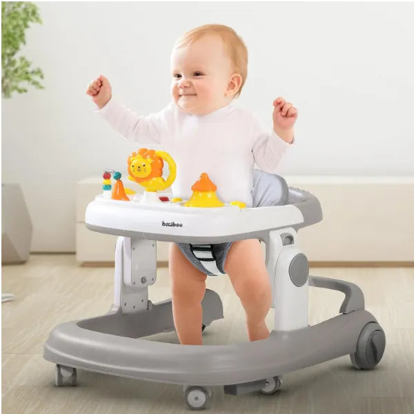 Baybee Height Adjustable Astro 2 in 1 Baby Walker for Kids -Grey alternate