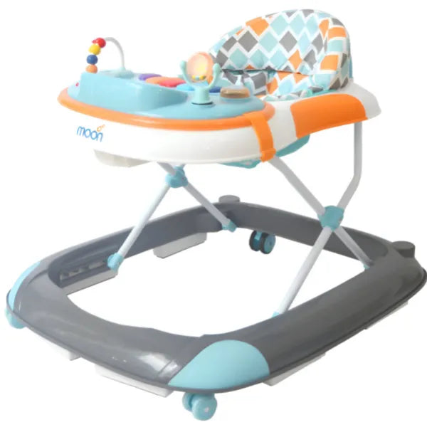 Moon Adjustable Pace Baby Activity Walker-Grey
