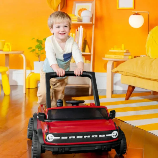 Bright Starts Ford Bronco 4-in-1 Blue Grey Baby Activity Center & Push Walker-Race Red (WRFS63) alternate