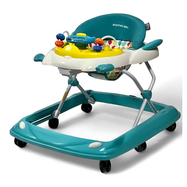 مشّاية الأطفال الممتازة القابلة للطي من مامالوف - مشّاية أطفال قابلة للتعديل مع مقعد مبطّن للرضّع 6 أشهر فأكثر