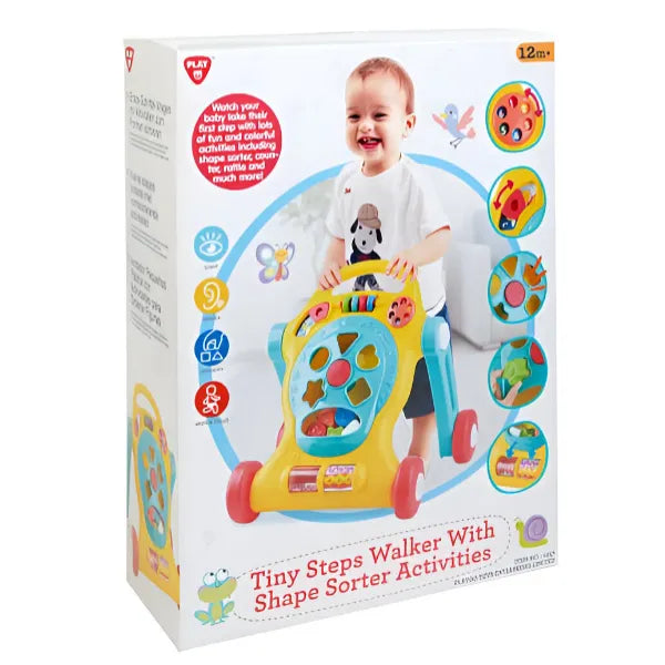 Playgo Tiny Steps Activity Walker with Shape Sorter Activities