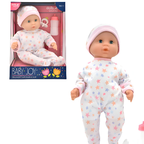 Dolls world  Deluxe Star Romper Baby Joy Doll