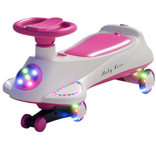 Infinity Swing Car With Light And Music - Pink