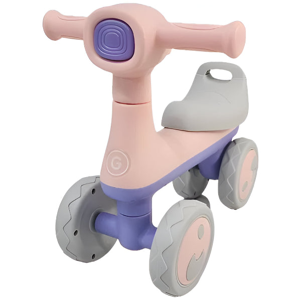 Kidino Baby Balance Bike With Light And Sound- Pink