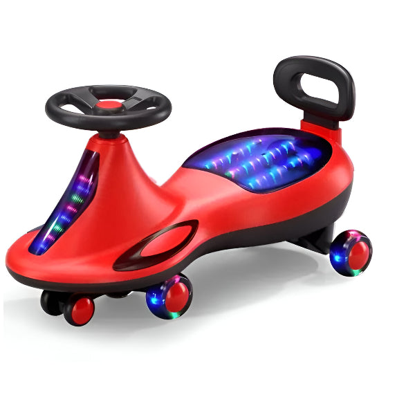 Infinity Swing Car With Light And Music - Red