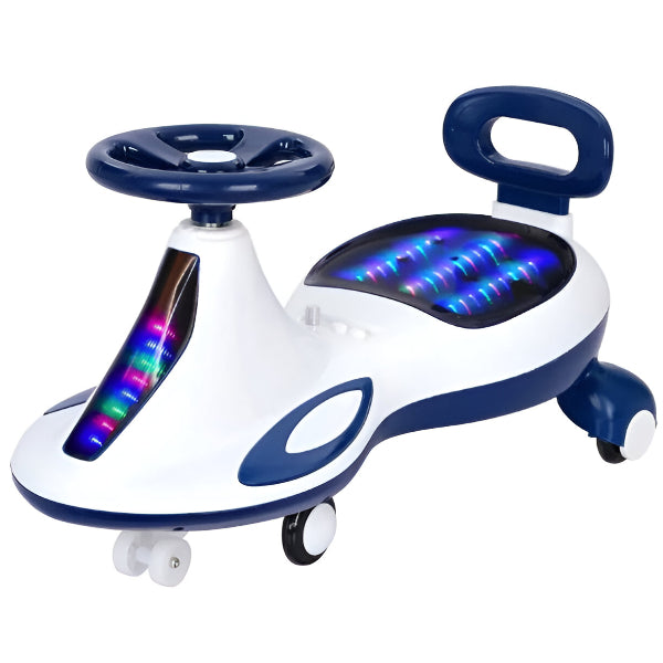 Infinity Swing Car With Light And Music - White
