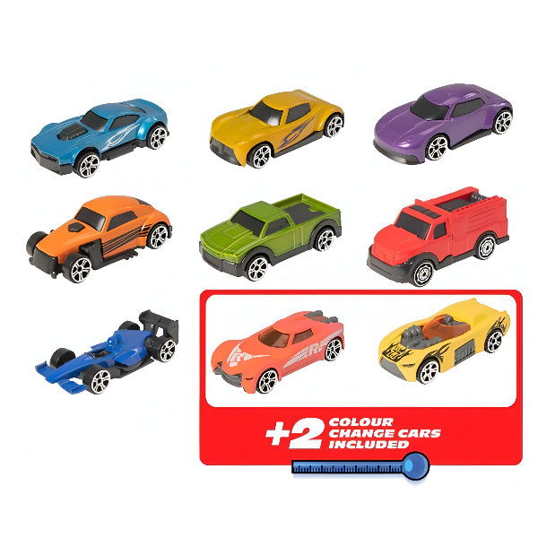 Teamsterz Racing Cars With 2 Colour Changing Cars Collectibles alternate