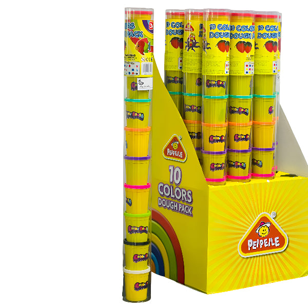 Peipeile Play Dough -Pack Of 10 Colors