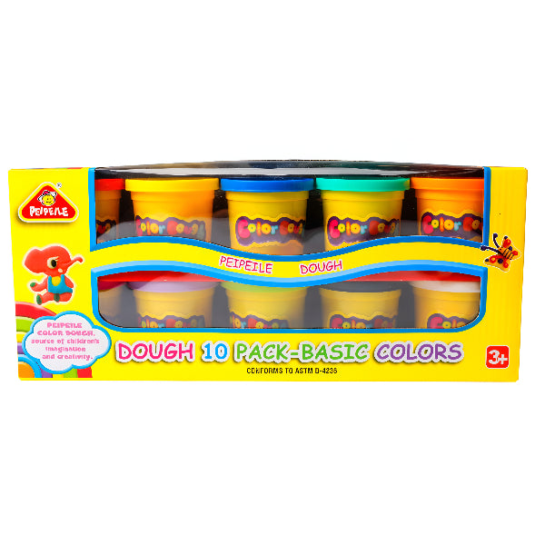 Peipeile Play Dough -Pack Of 10 Colors alternate