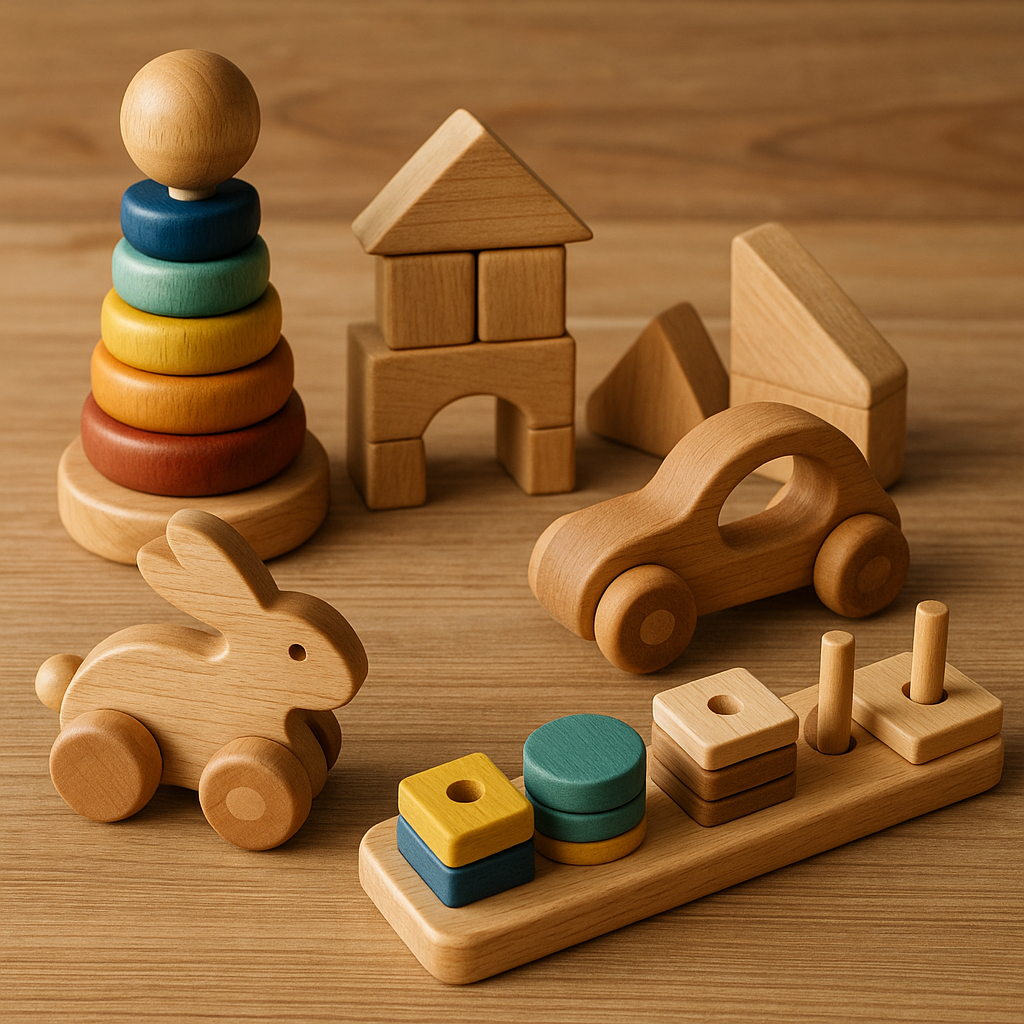 The Charm and Benefits of Wooden Natural Toys for Children